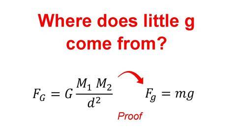 Equation For Little G