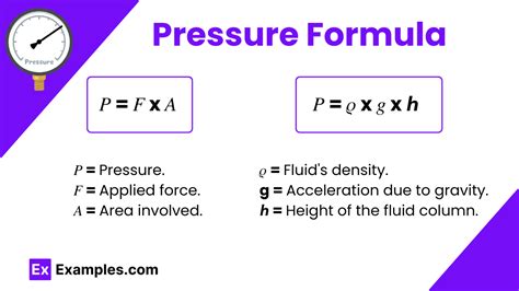 Equation For Pressure
