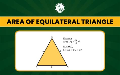 Equation For The Area Of A Triangle