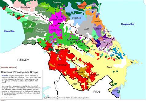Ethnic Map Of Caucasus