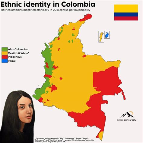 Ethnic Map Of Colombia