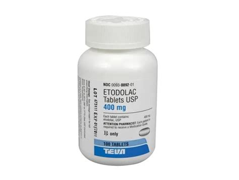 Etodolac 400 Mg