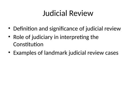 Examples Of Judiciary