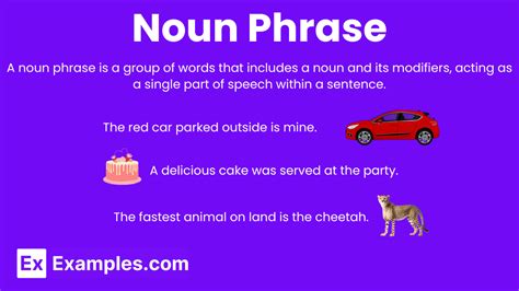 Examples Of Noun Phrase