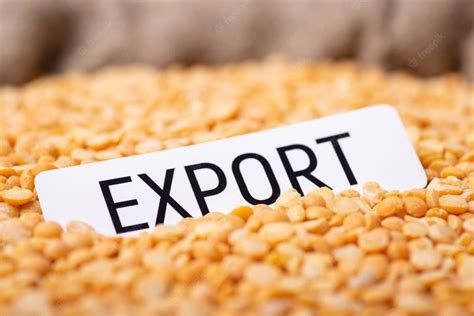 Export Of Food