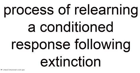 Extinction Of Response Is More Difficult Following