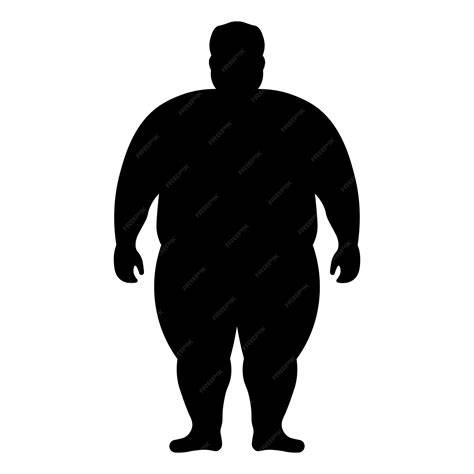 Fat Man Silhouette