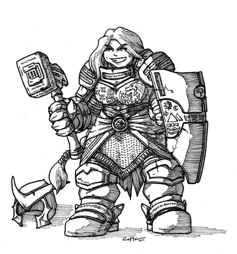 Female Dwarf Sketch