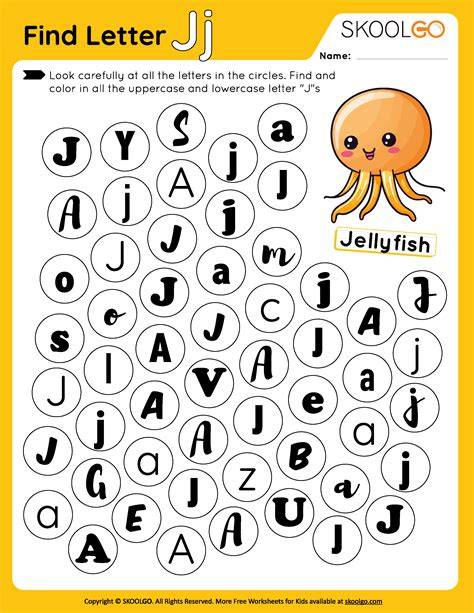 Find Letter J Puzzle