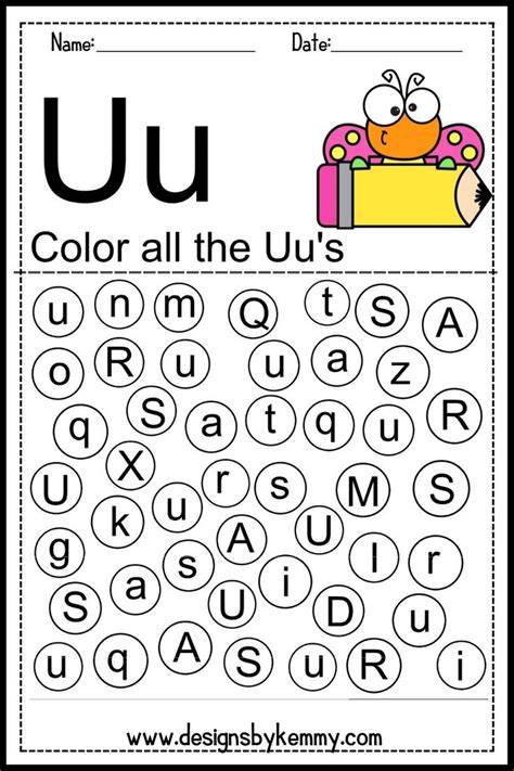 Find Letter U All Kids
