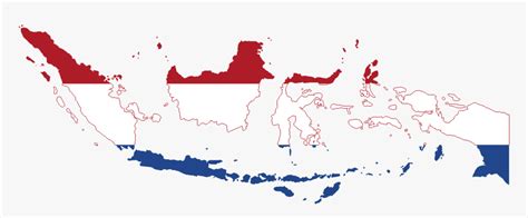 Flag Map Of Dutch East Indies