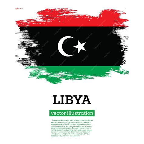 Flag Of Libya Country