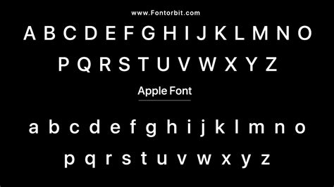 Font For Apple