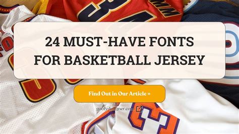 Font For Basketball Jersey