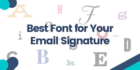 Font For Email Signature