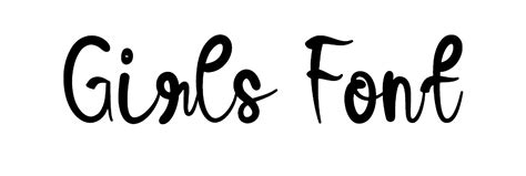 Font For Girls