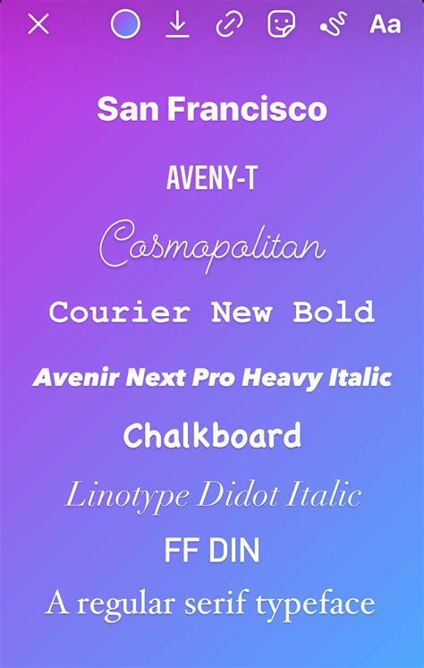 Font For Instagram Story