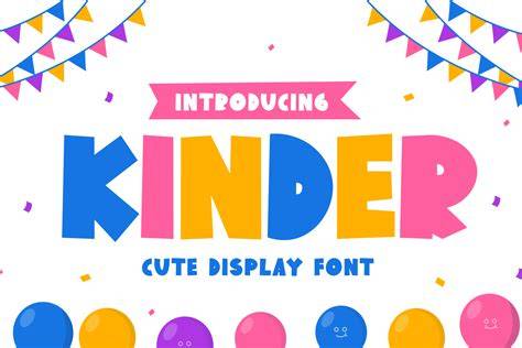 Font For Kinder