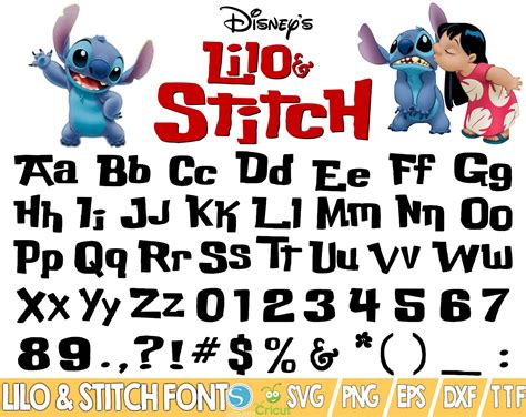 Font For Lilo And Stitch