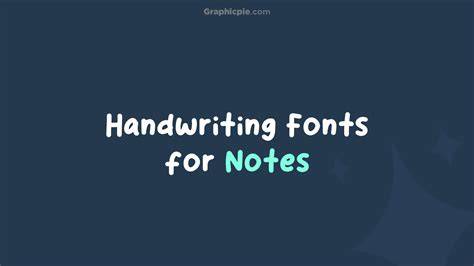 Font For Notes