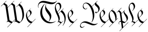 Font For We The People