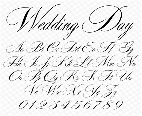 Font For Wedding