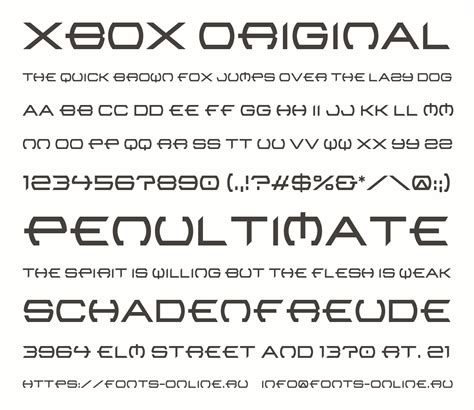 Font For Xbox