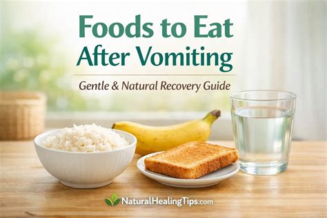 Foods To Eat After Vomiting