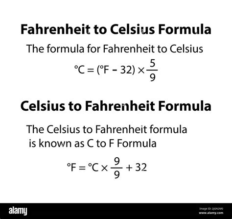 Formula For Fahrenheit To Celsius