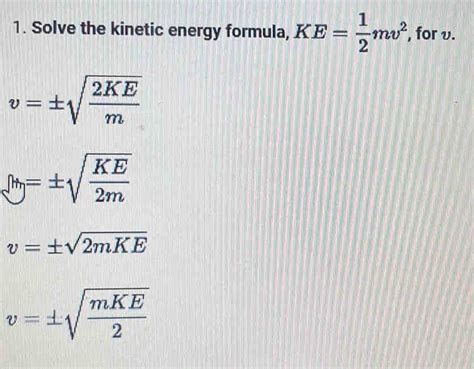 Formula For Ke