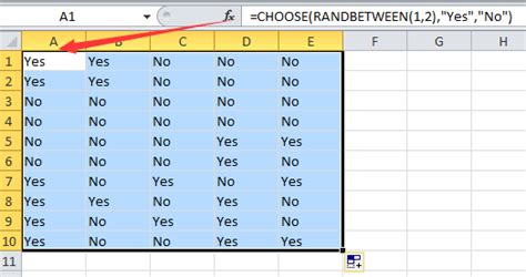 Formula For Yes Or No In Excel