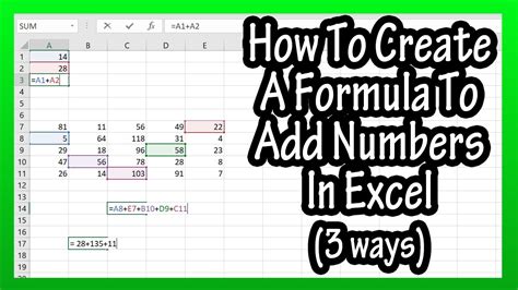 Formula To Add K In All Numbers