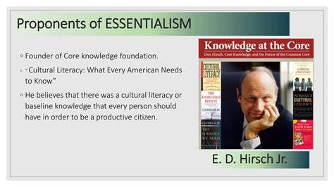Founder Of Essentialism