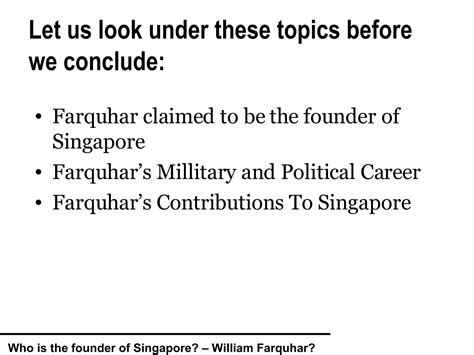 Founder Of Singapore