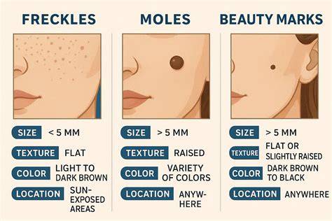Freckle Vs Mole
