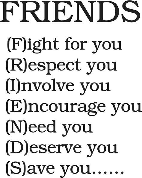 Friends Acronym