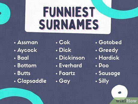 Funny Last Names