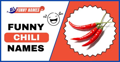 Funny Names For Chili