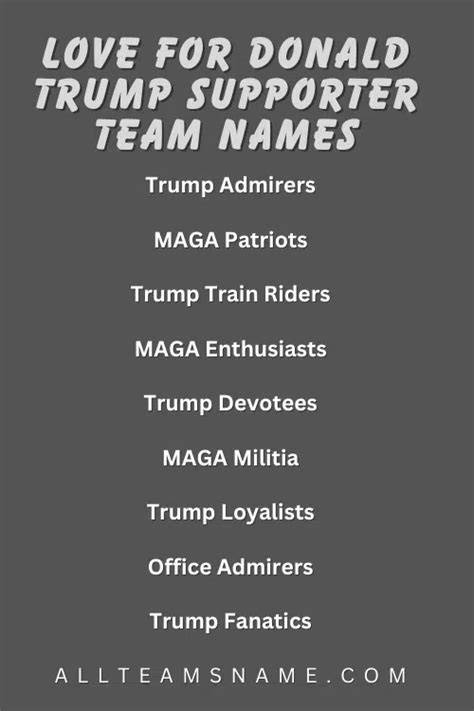 Funny Names For Donald Trump