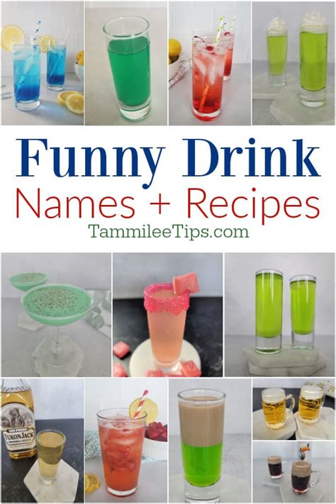 Funny Names For Drinks