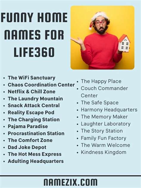 Funny Names For Home On Life360