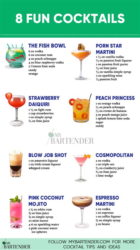 Funny Names For Mixed Drinks
