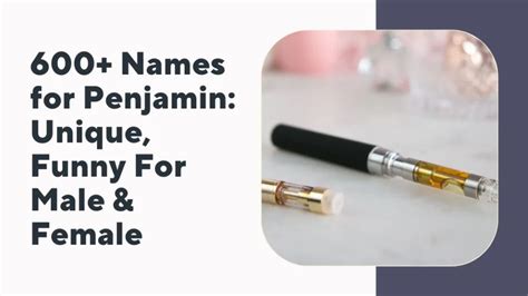 Funny Names For Penjamin