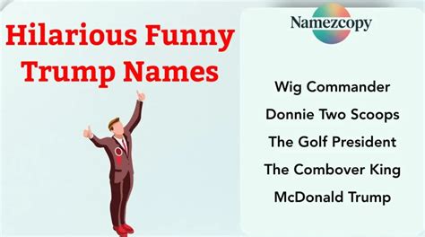 Funny Names For Trump
