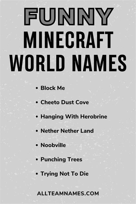 Funny Names For Your Mace In Minecraft