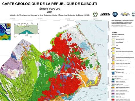 Geological Map Of Djibouti