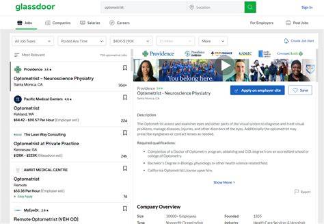 Glassdoor Job Website