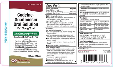 Guaifenesin With Codeine