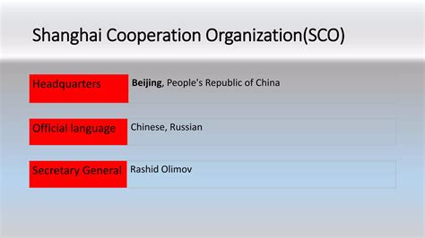 Headquarters Of Sco