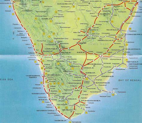 Headquarters Of Southern Railway In India Map